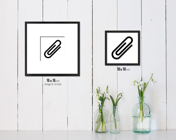 Clip Punctuation Symbol Framed Print Home Decor Wall Art English Teacher Gifts