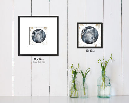 Cancer Astrology Prediction Yearly Horoscope Wood Framed Print Wall Art Decor Gifts