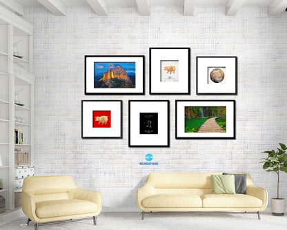 Aries Astrology Prediction Yearly Horoscope Wood Framed Print Wall Art Decor Gifts