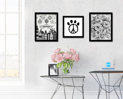 Paw Paris Punctuation Symbol Framed Print Home Decor Wall Art English Teacher Gifts