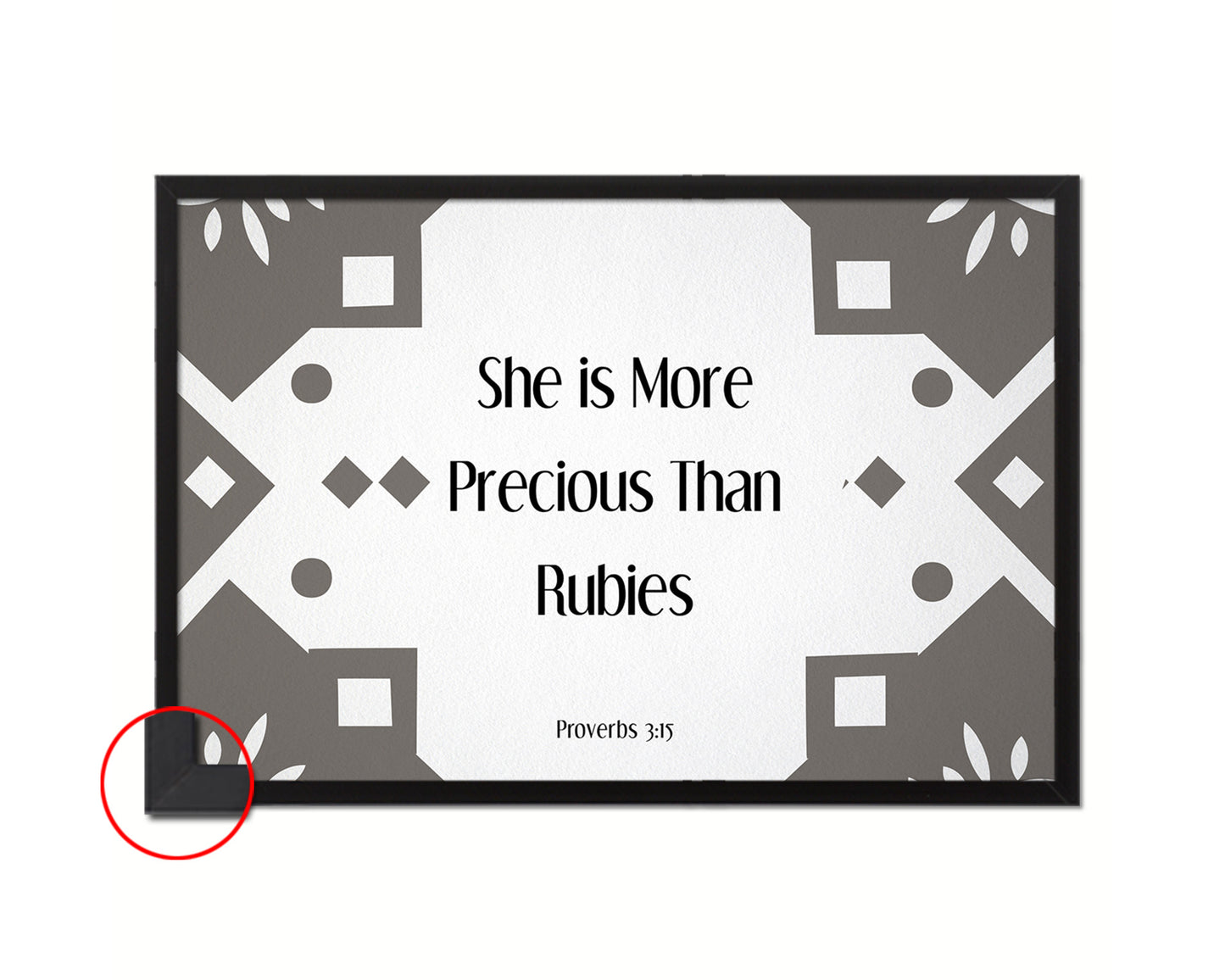 She believed she could so she did Quote Framed Print Wall Decor Art Gifts