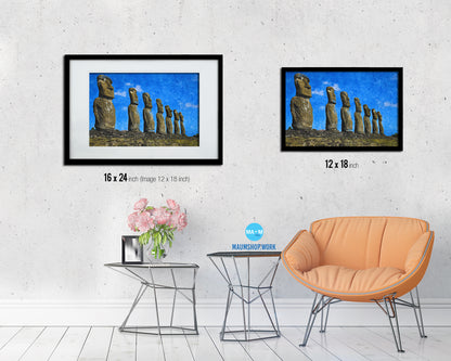 Seven Explorer, Easter Island, Ahu Akivi, Akahanga, Moai Statues, Rapa Nui, South America, Chile