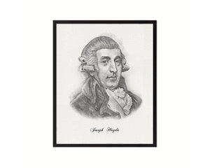 Joseph Haydn Classical Music Framed Print Orchestra Teacher Gifts Home Wall Decor