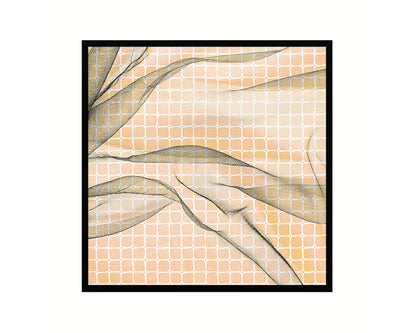 Abstract Yellow Artwork Wood Frame Gifts Modern Wall Decor Art Prints