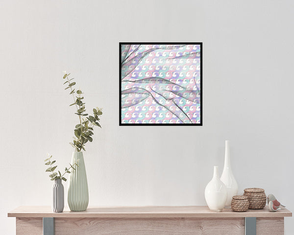 Abstract Rainbow Artwork Wood Frame Gifts Modern Wall Decor Art Prints