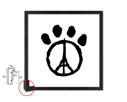 Paw Paris Punctuation Symbol Framed Print Home Decor Wall Art English Teacher Gifts