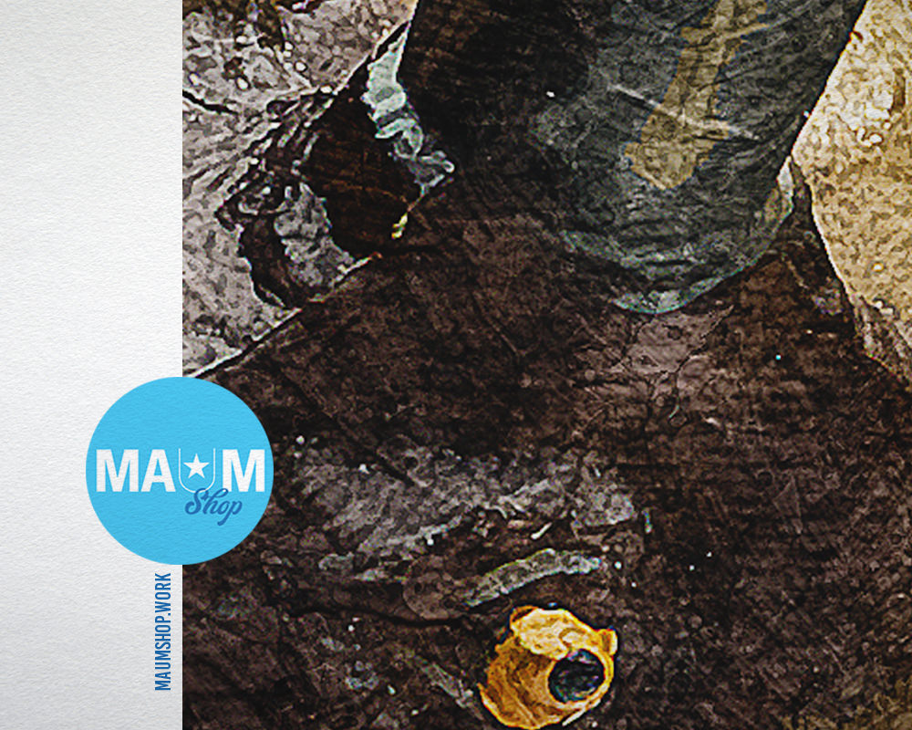 Dinosaur Animal Painting Print Framed Art Home Wall Decor Gifts