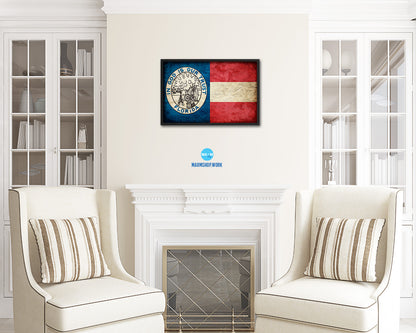 Civil War Florida Vintage Military Flag Framed Print Sign Decor Wall Art Gifts