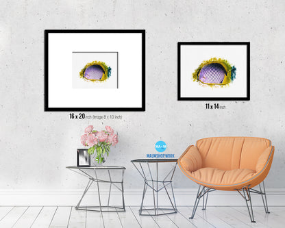 Tropical Fish Framed Print Modern Restaurant Sushi Bar Modern Watercolor Wall Art Decor