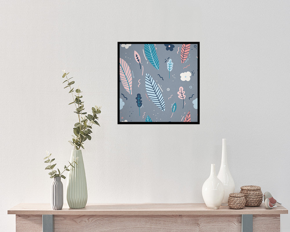 Garden Abstract Artwork Wood Frame Gifts Modern Wall Decor Art Prints