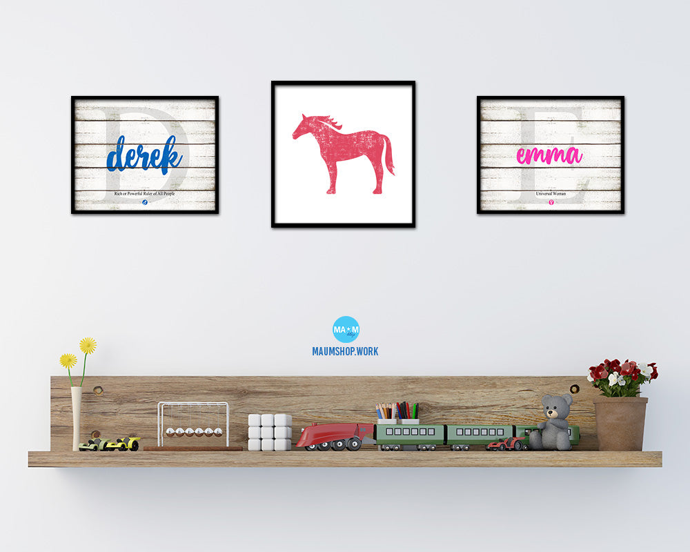 Horse Animal Nursery Room Fine Art Paper Prints Home Decor Wall Art Gifts