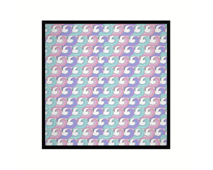 Abstract Rainbow Artwork Wood Frame Gifts Modern Wall Decor Art Prints