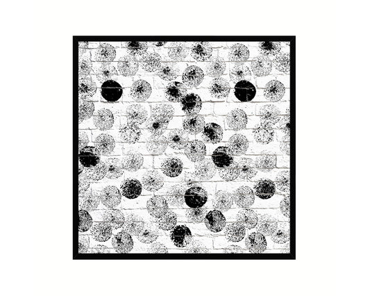 Foam Roller Abstract Artwork Wood Frame Gifts Modern Wall Decor Art Prints