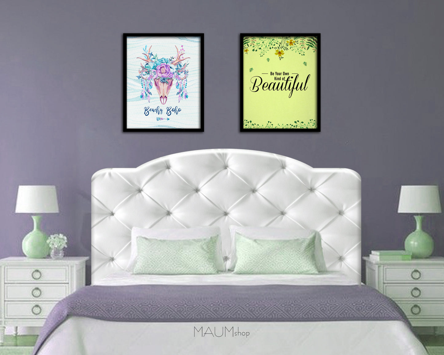 Be your own kind of beautiful Quote Framed Print Wall Decor Art Gifts