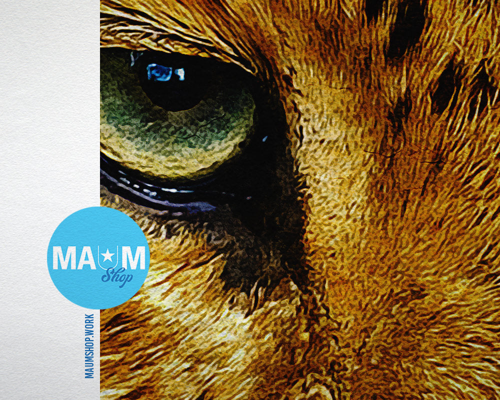 Leopard Animal Painting Print Framed Art Home Wall Decor Gifts