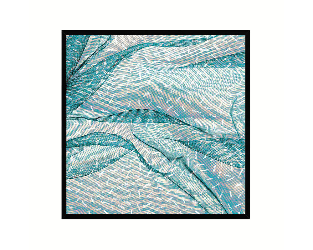 Abstract Aqua Artwork Wood Frame Gifts Modern Wall Decor Art Prints