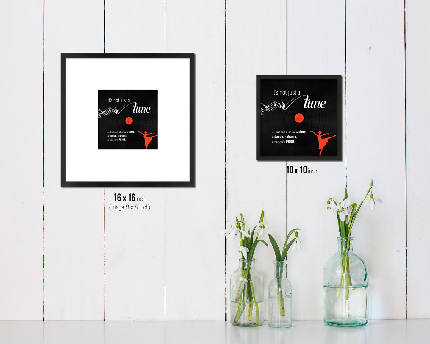 It's not just a tune Modern Music Quote Framed Print  Wall Decor Art Gifts