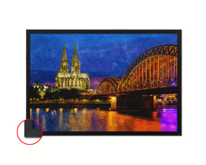 Cologne Cathedral Hohenzollern Bridge, Europe, Germany, Landmark