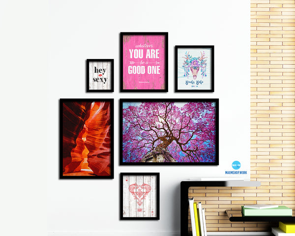 Pink Lapacho Tree Pocone Mato Grosso Brazil Landscape Painting Print Art Frame Wall Decor Gifts