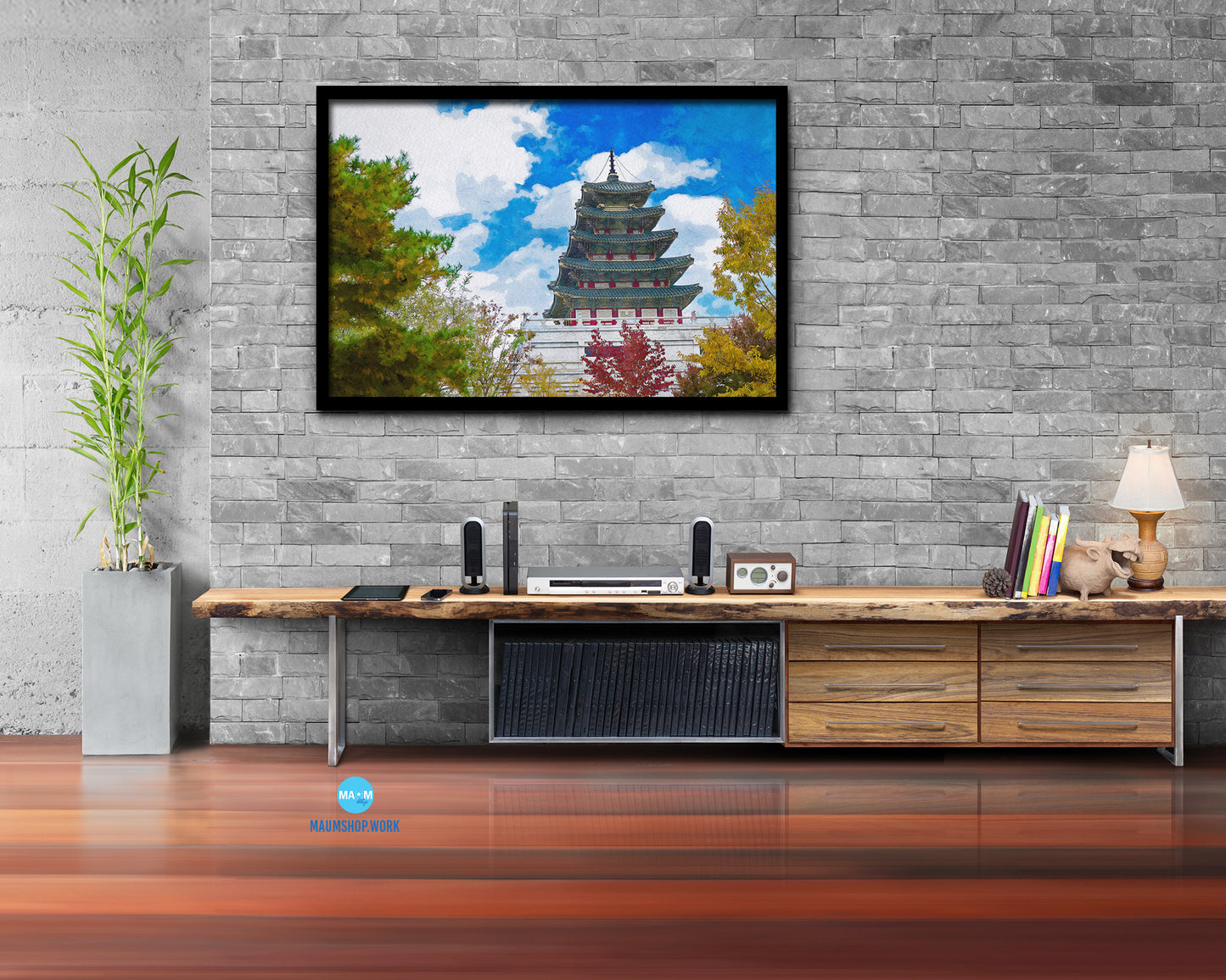 Gyeongbokgung Palace, National Folk Museum, Seoul, Asia, Korea, Landmark