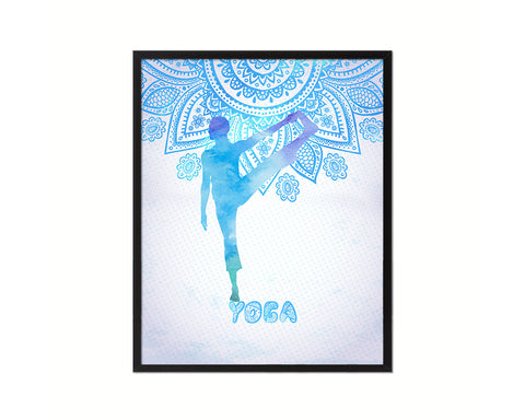 Big Toe Pose Padangusthasana Yoga Wood Framed Print Wall Decor Art Gifts