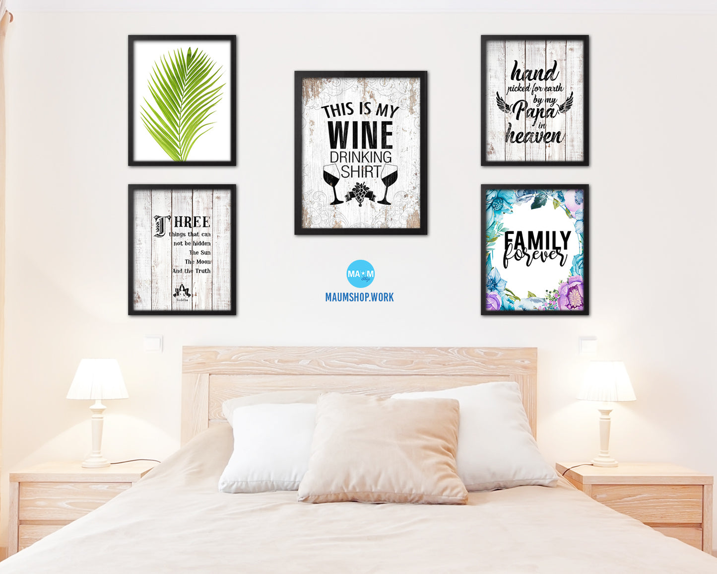 This is my wine drinking shirt Words Wood Framed Print Wall Decor Art Gifts