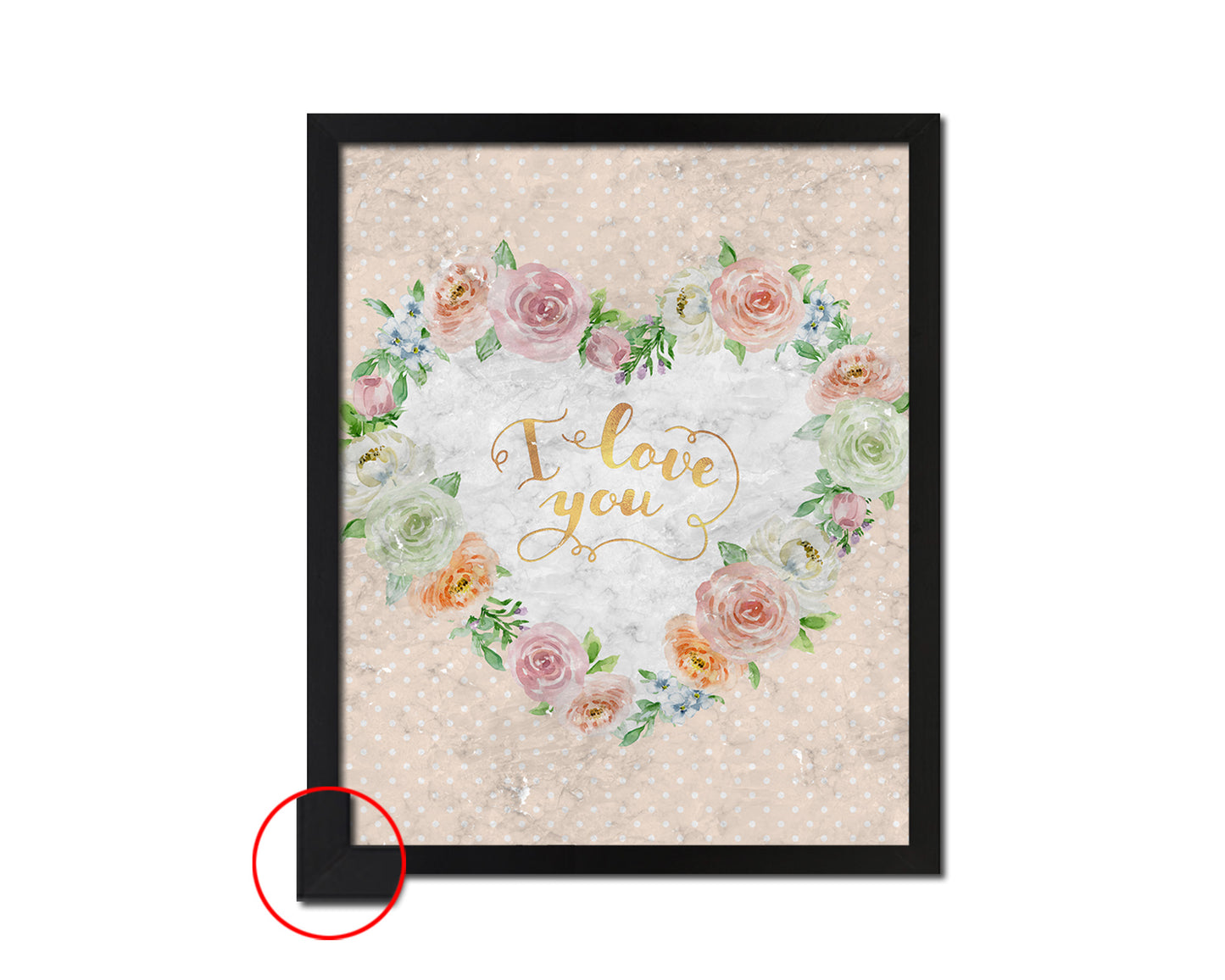 Thank you Quote Framed Print Wall Art Decor Gifts