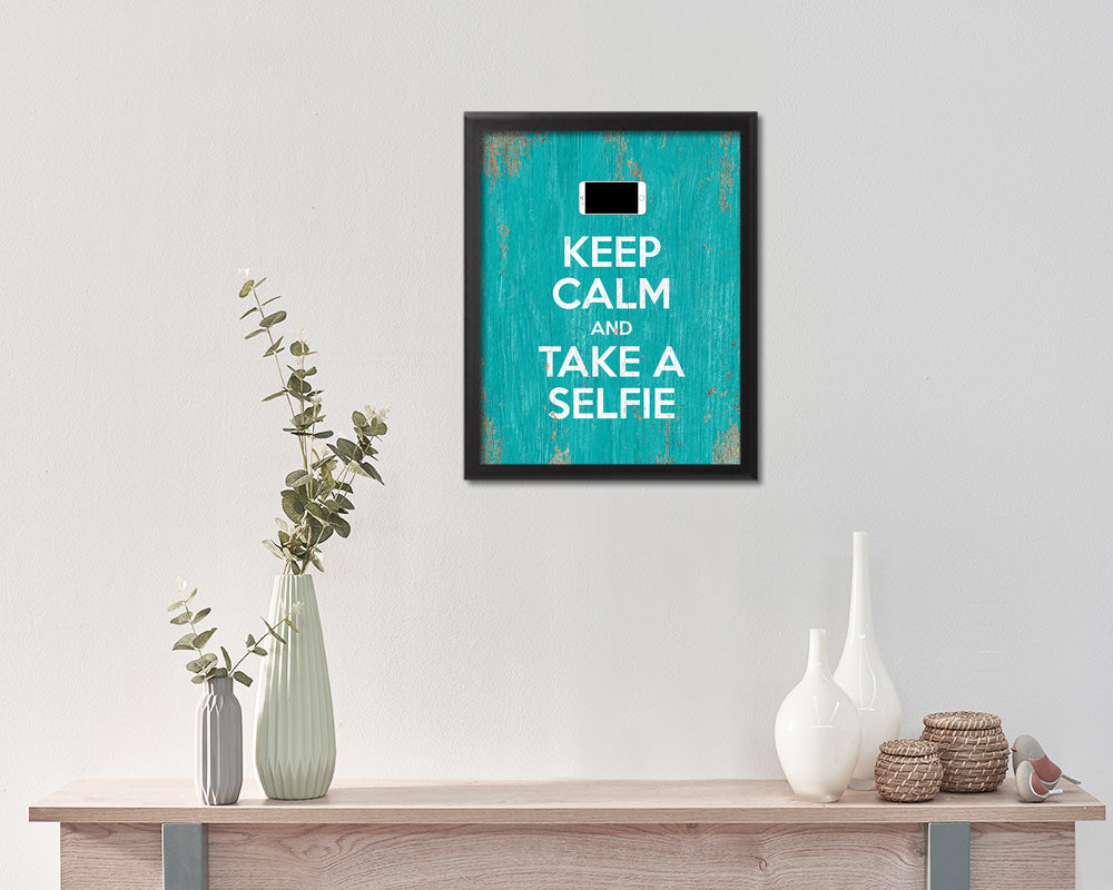 Keep calm and love your family Quote Framed Print Home Decor Wall Art Gifts