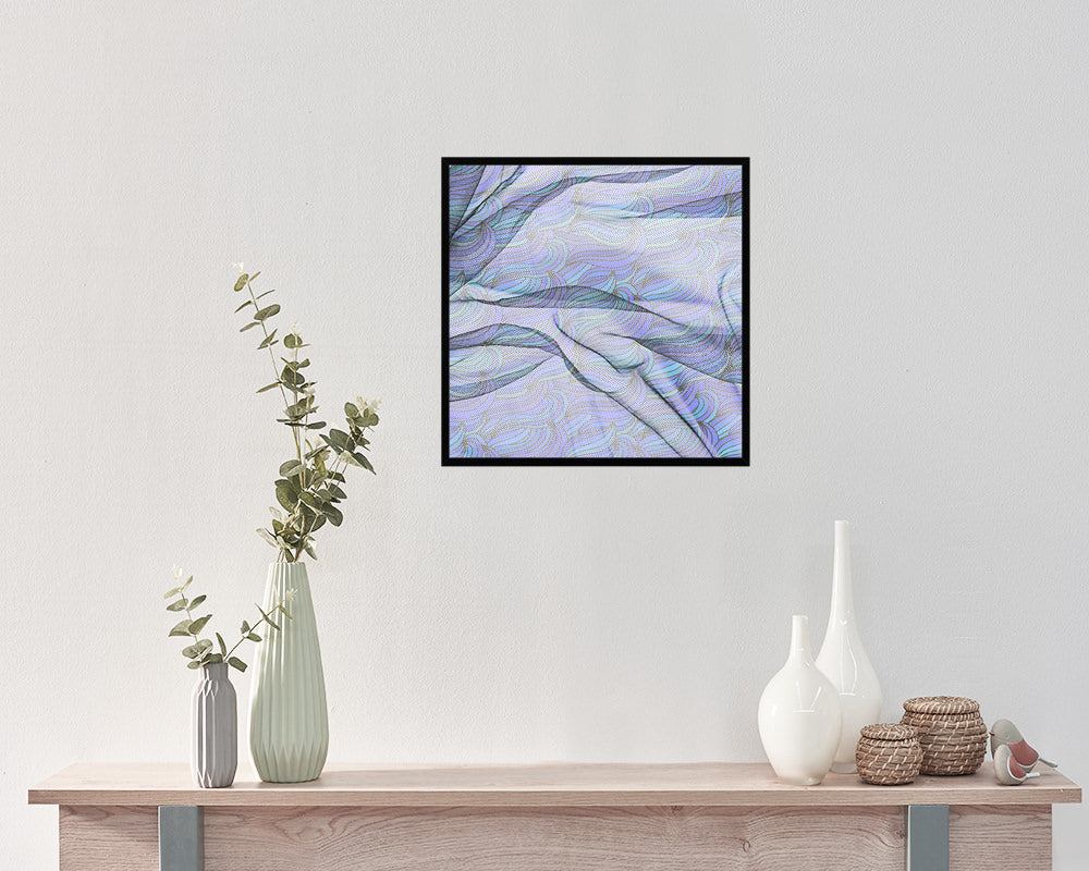 Abstract Purple Artwork Wood Frame Gifts Modern Wall Decor Art Prints