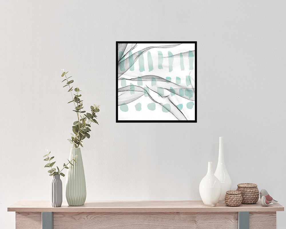 Brush Object Abstract Artwork Wood Frame Gifts Modern Wall Decor Art Prints