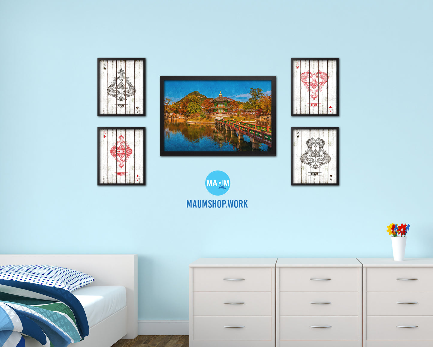 Gyeongbokgung Palace, Beautiful Autumn, Seoul, Asia, Korea, Landmark