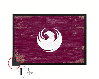 Phoenix City Arizona State Shabby Chic Flag Framed Prints Decor Wall Art Gifts