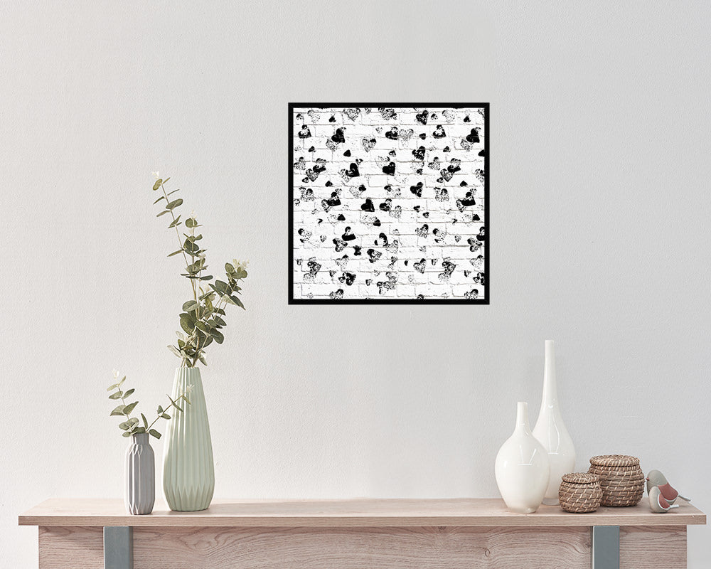 Foam Roller Abstract Artwork Wood Frame Gifts Modern Wall Decor Art Prints