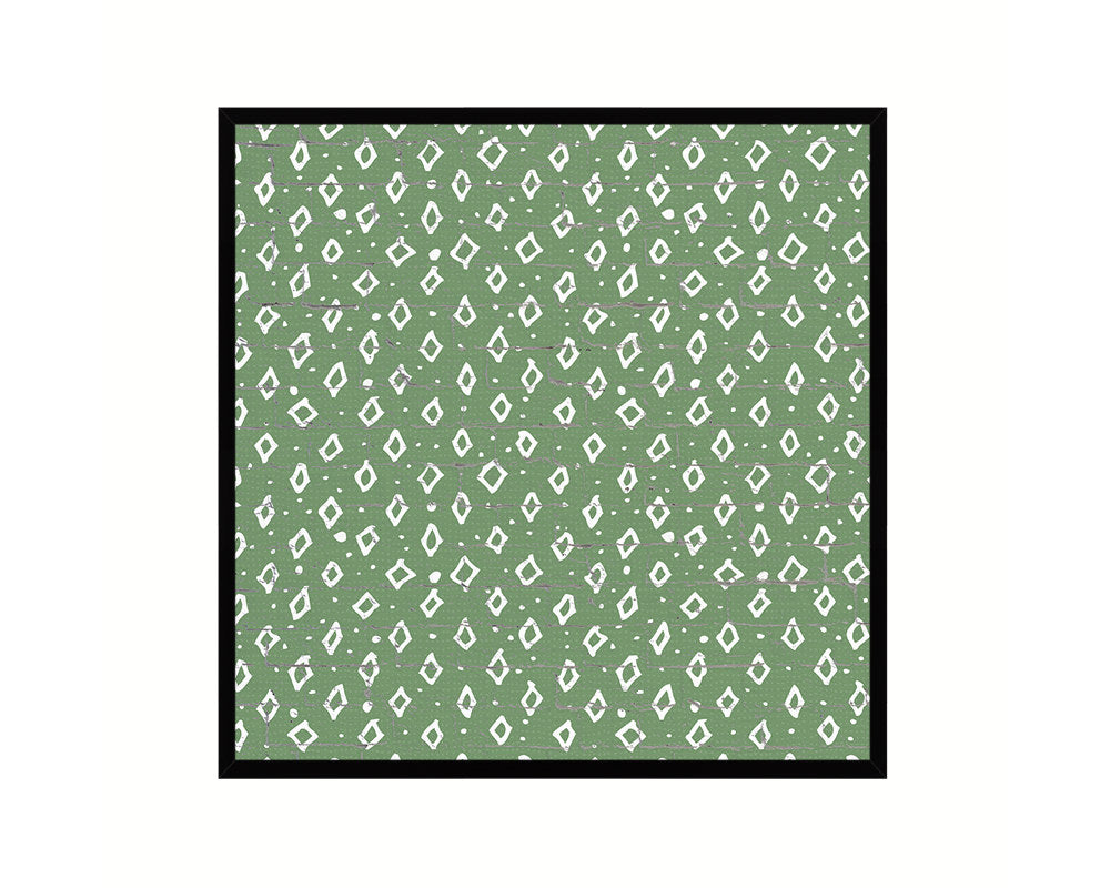 Abstract Green Artwork Wood Frame Gifts Modern Wall Decor Art Prints
