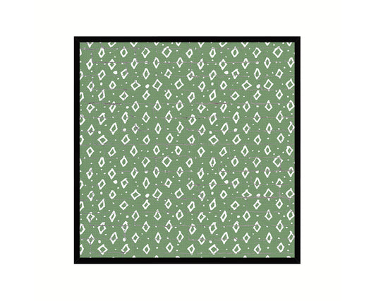 Abstract Green Artwork Wood Frame Gifts Modern Wall Decor Art Prints