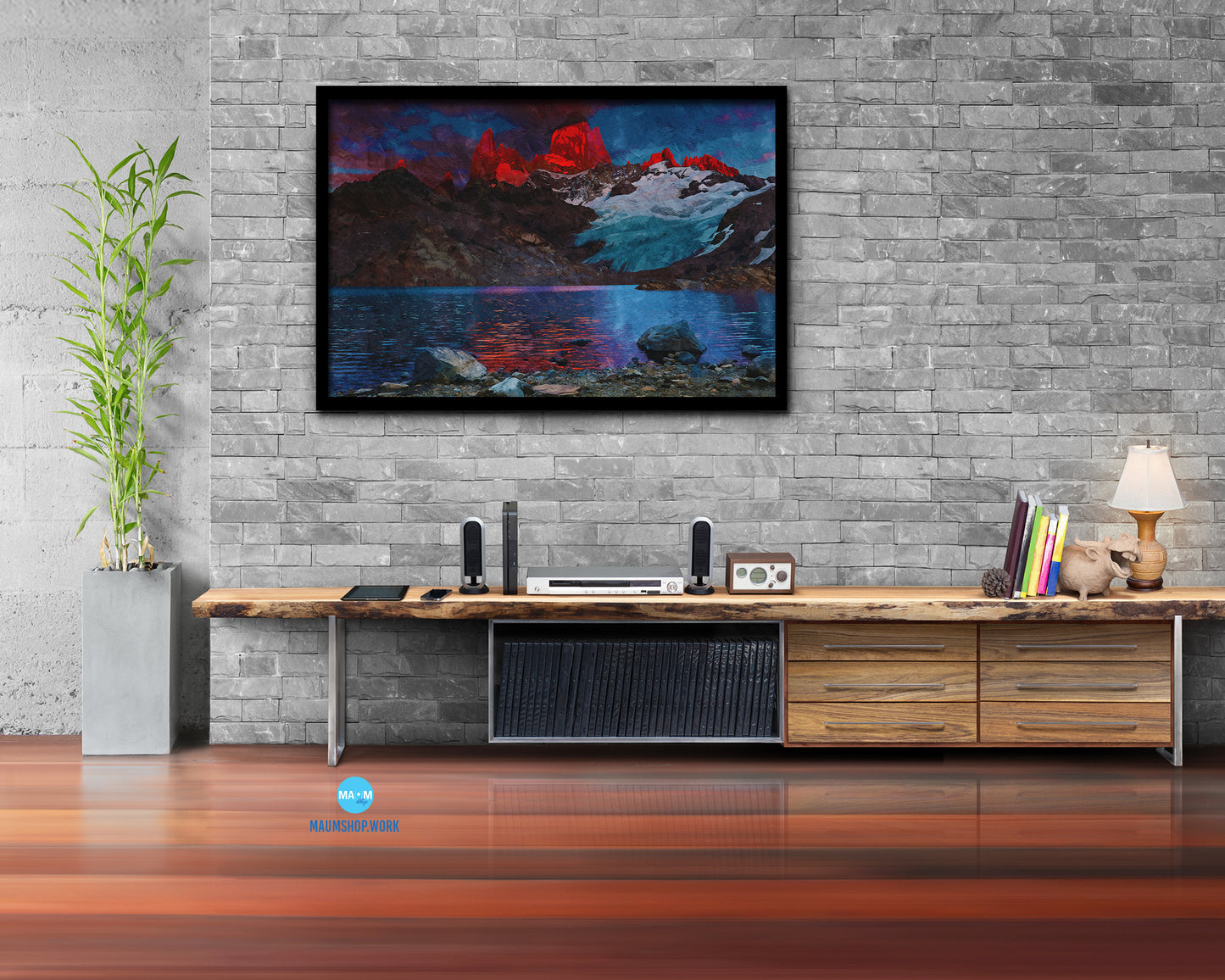 Laguna De Los Tres, Mount Fitz Roy, Dramatical Sunrise, Patagonia, South America, Argentina, Landmark