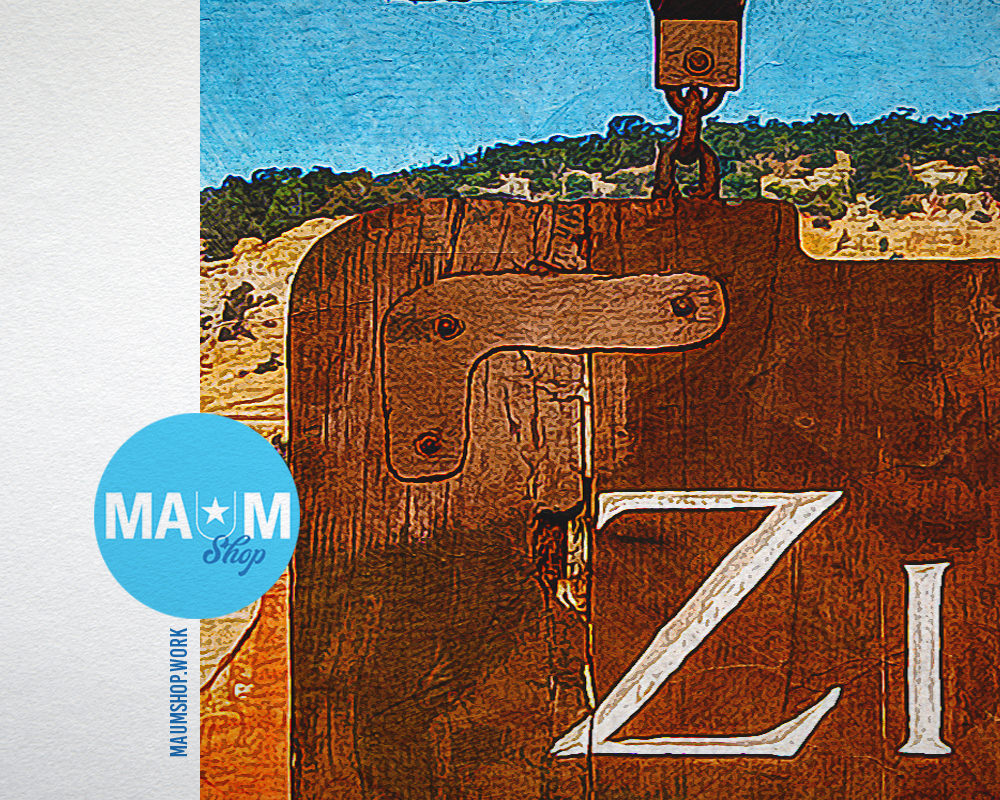 Entrance Sign Zion National Park Utah Landscape Painting Print Art Frame Home Wall Decor Gifts