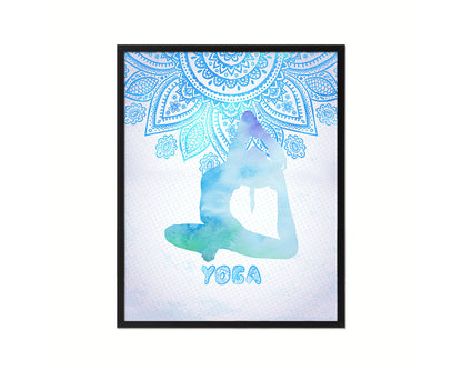 Yoga Pose Yoga Wood Framed Print Wall Decor Art Gifts