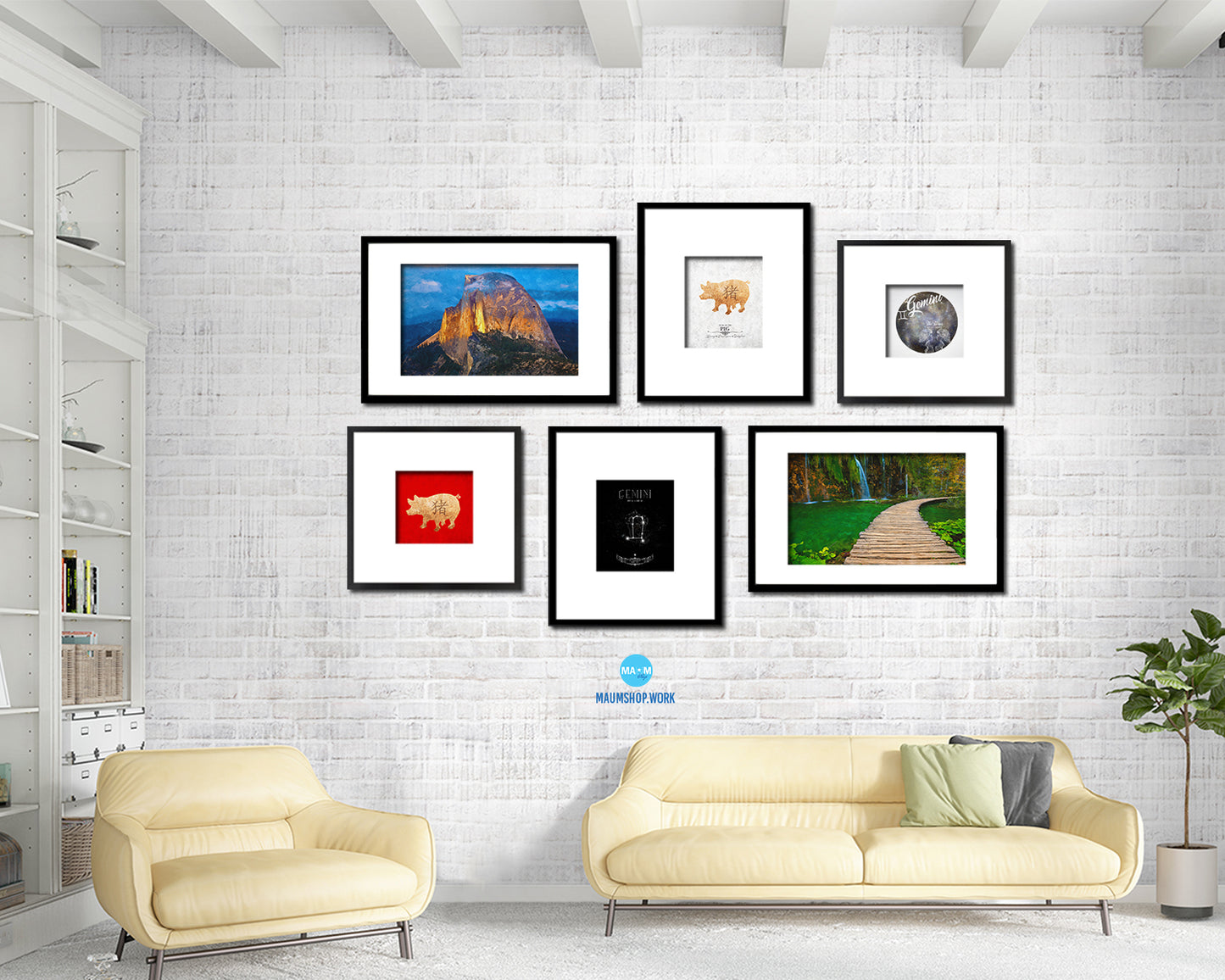 Gemini Astrology Prediction Yearly Horoscope Wood Framed Print Wall Art Decor Gifts