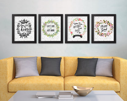 Dear friends, let us love on another, John 4:7 Quote Wood Framed Print Home Decor Wall Art Gifts