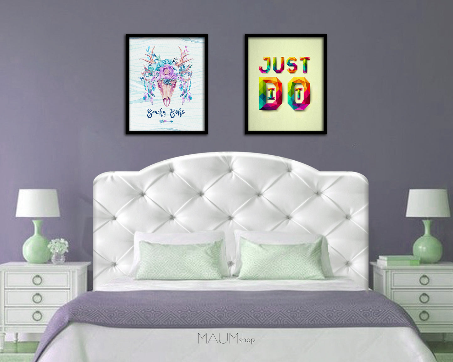 Just do it Quote Framed Print Wall Decor Art Gifts