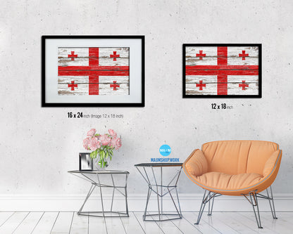 Germany Country Wood Rustic National Flag Wood Framed Print Wall Art Decor Gifts