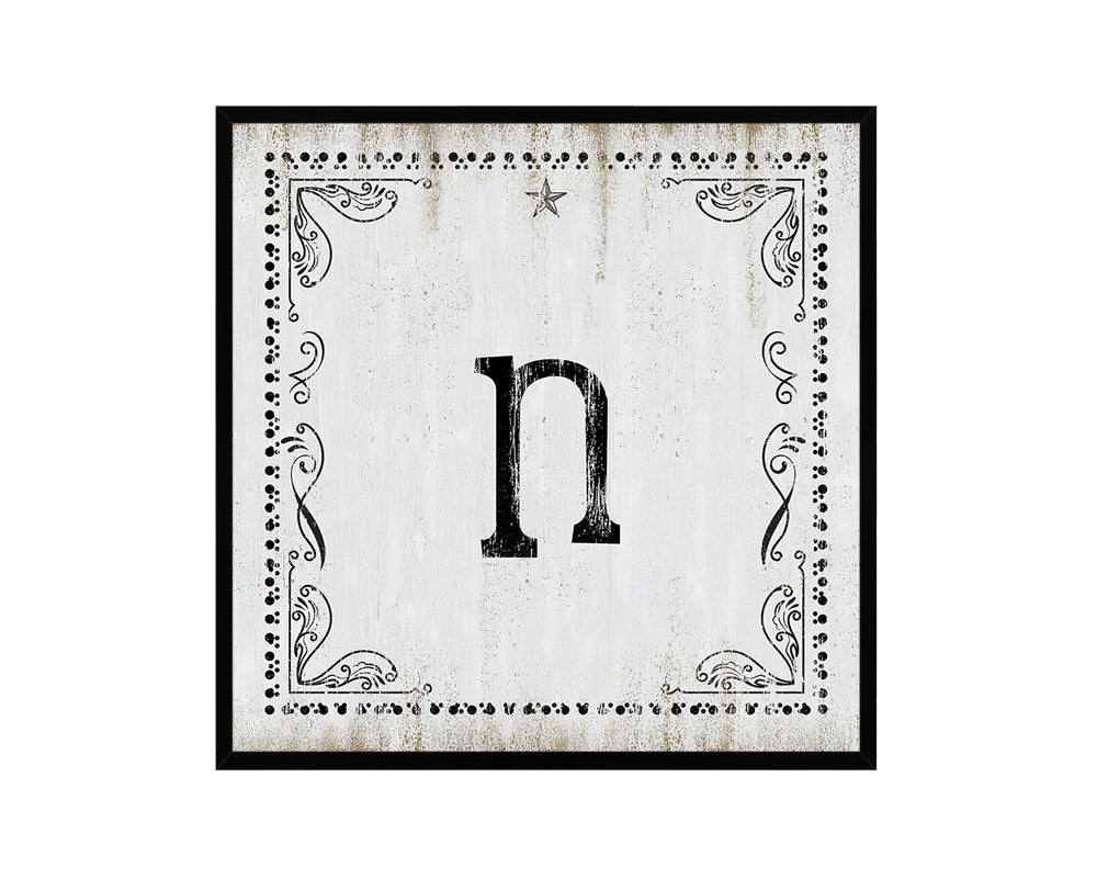 Letters G Custom Monogram Personality Name Sign Framed Prints Wall Art Decor