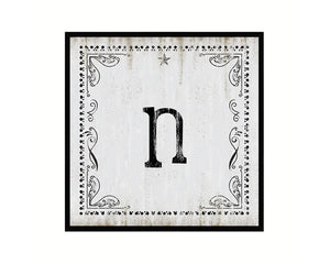 Letters G Custom Monogram Personality Name Sign Framed Prints Wall Art Decor