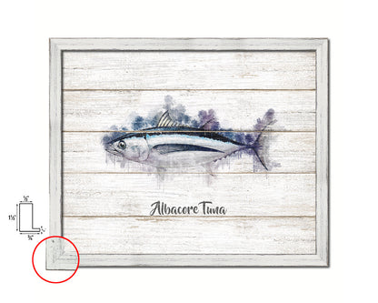 Albacore Tuna Fish Framed Prints Modern Restaurant Sushi Bar Watercolor Wall Art Decor