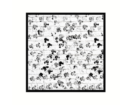 Foam Roller Abstract Artwork Wood Frame Gifts Modern Wall Decor Art Prints