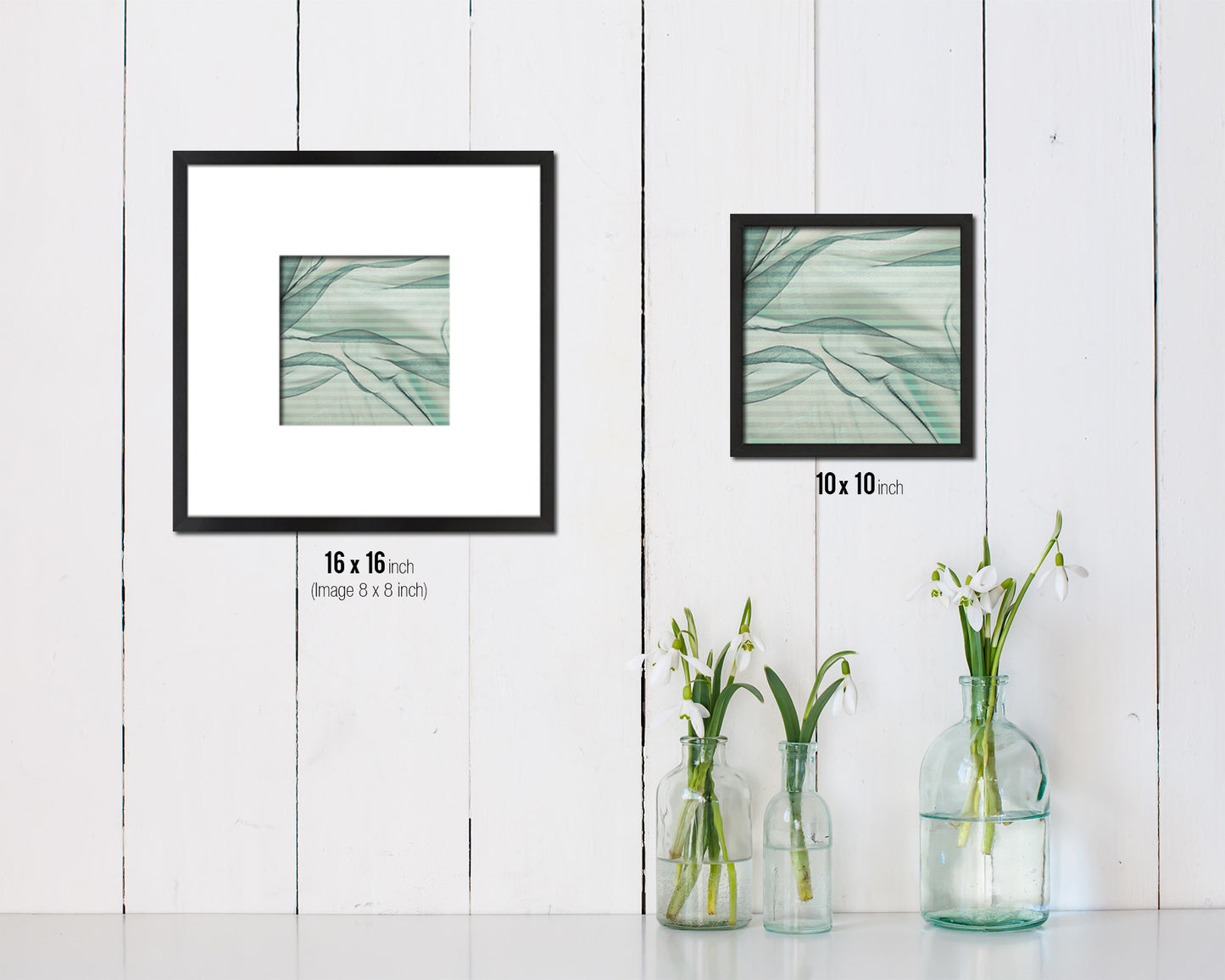 Geometric Abstract Artwork Wood Frame Gifts Modern Wall Decor Art Prints