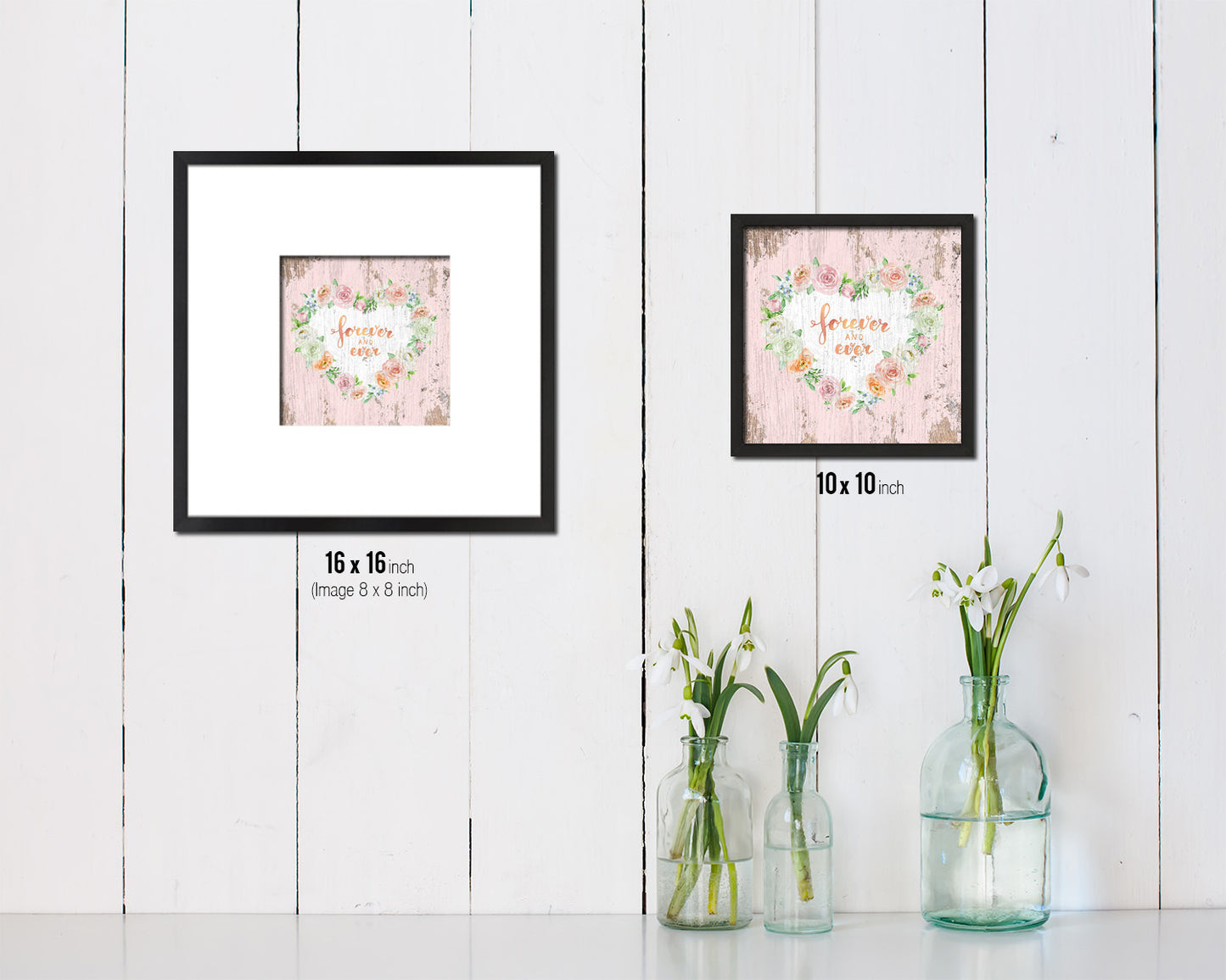 Forever and ever Quote Framed Print Home Decor Wall Art Gifts