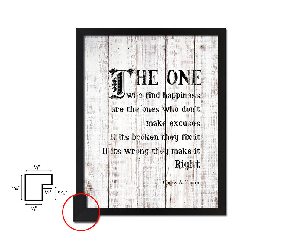 The only bad workout is the one Quote Boho Flower Framed Print Wall Decor Art