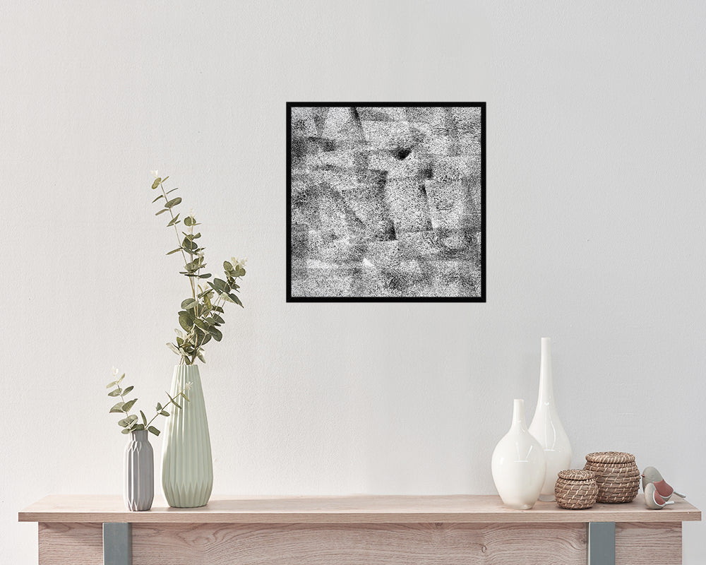 Foam Roller Abstract Artwork Wood Frame Gifts Modern Wall Decor Art Prints